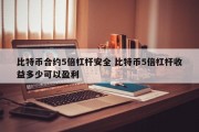 比特币合约5倍杠杆安全 比特币5倍杠杆收益多少可以盈利