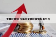 玉林区块链 玉溪市金融区块链服务平台