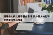 国外最大的比特币基金市场 国外最大的比特币基金市场在哪里