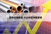 区块总链联盟 什么叫区块联盟链