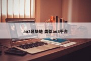 ao3区块链 类似ao3平台