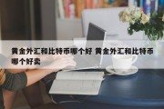 黄金外汇和比特币哪个好 黄金外汇和比特币哪个好卖